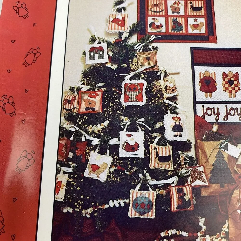 Mumm's the Word Christmas Penstitch Ornaments II 12 Designs 1989 Sewing Patterns